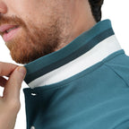 Men's Slim Fit Cotton Short Sleeve Napoleon Polo S - Shop Giordano