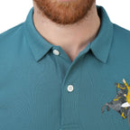 Men's Slim Fit Cotton Short Sleeve Napoleon Polo S - Shop Giordano