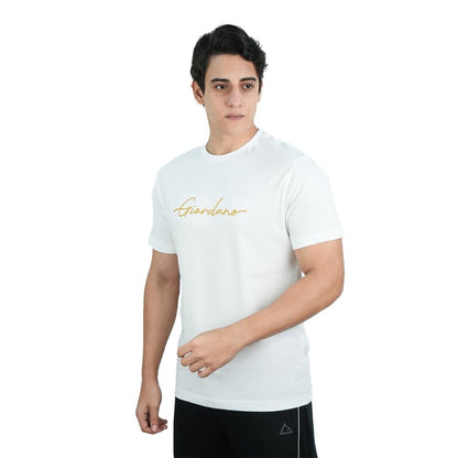 Men's Slim Fit Cotton Signature Print Tee - Giordano