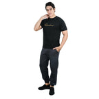 Men's Slim Fit Cotton Signature Print Tee S - Shop Giordano