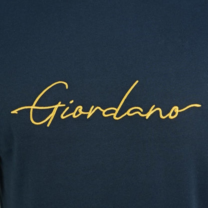 Men's Slim Fit Cotton Signature Print Tee - Giordano