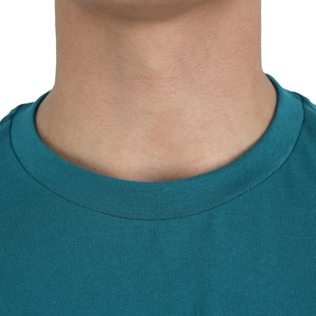 Men's Slim Fit Cotton Signature Print Tee S - Shop Giordano