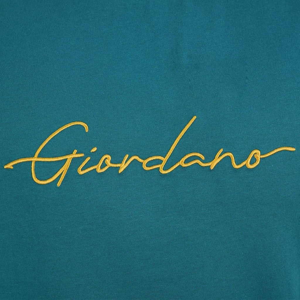 Men's Slim Fit Cotton Signature Print Tee S - Shop Giordano