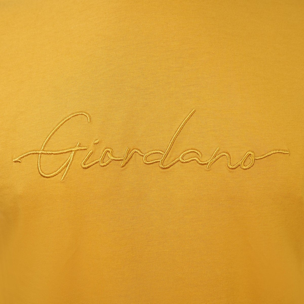 Men's Slim Fit Cotton Signature Print Tee S - Shop Giordano