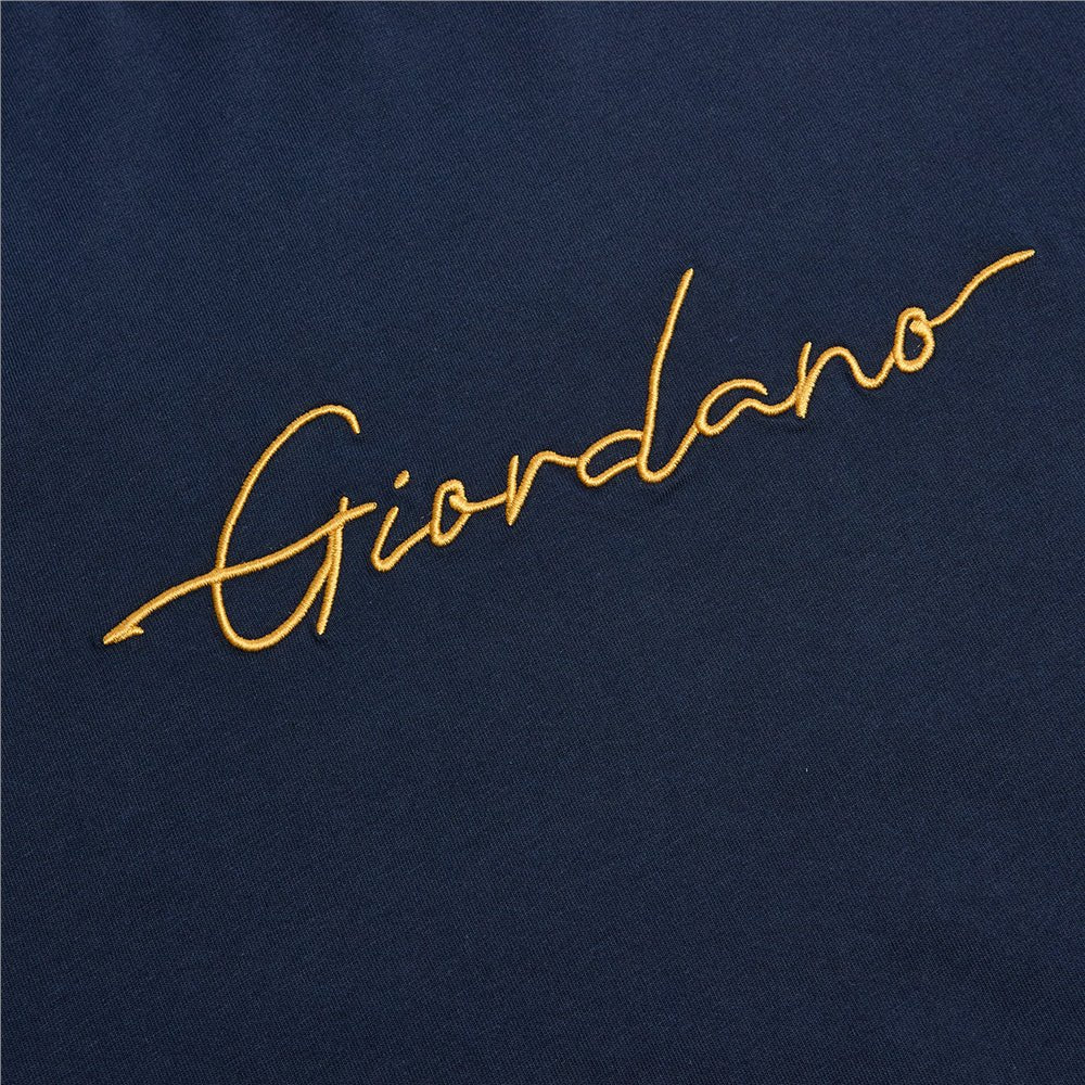 Men’S Slim Fit Cotton Signature Print Tee S - Shop Giordano