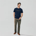 Men’S Slim Fit Cotton Signature Print Tee S - Shop Giordano