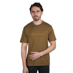 Men's Slim Fit Cotton Signature Print Tee S - Shop Giordano