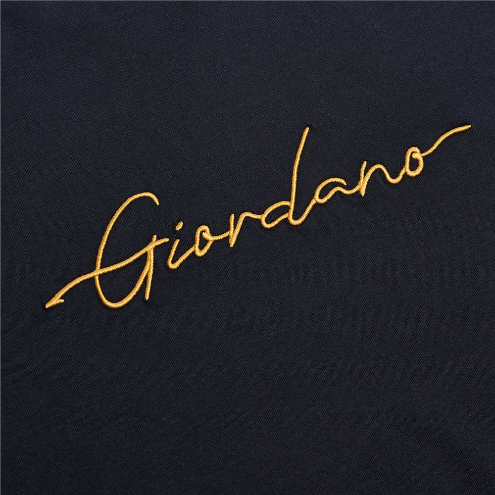 Men’S Slim Fit Cotton Signature Print Tee S - Shop Giordano