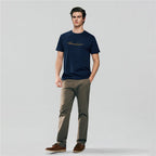 Men’S Slim Fit Cotton Signature Print Tee S - Shop Giordano