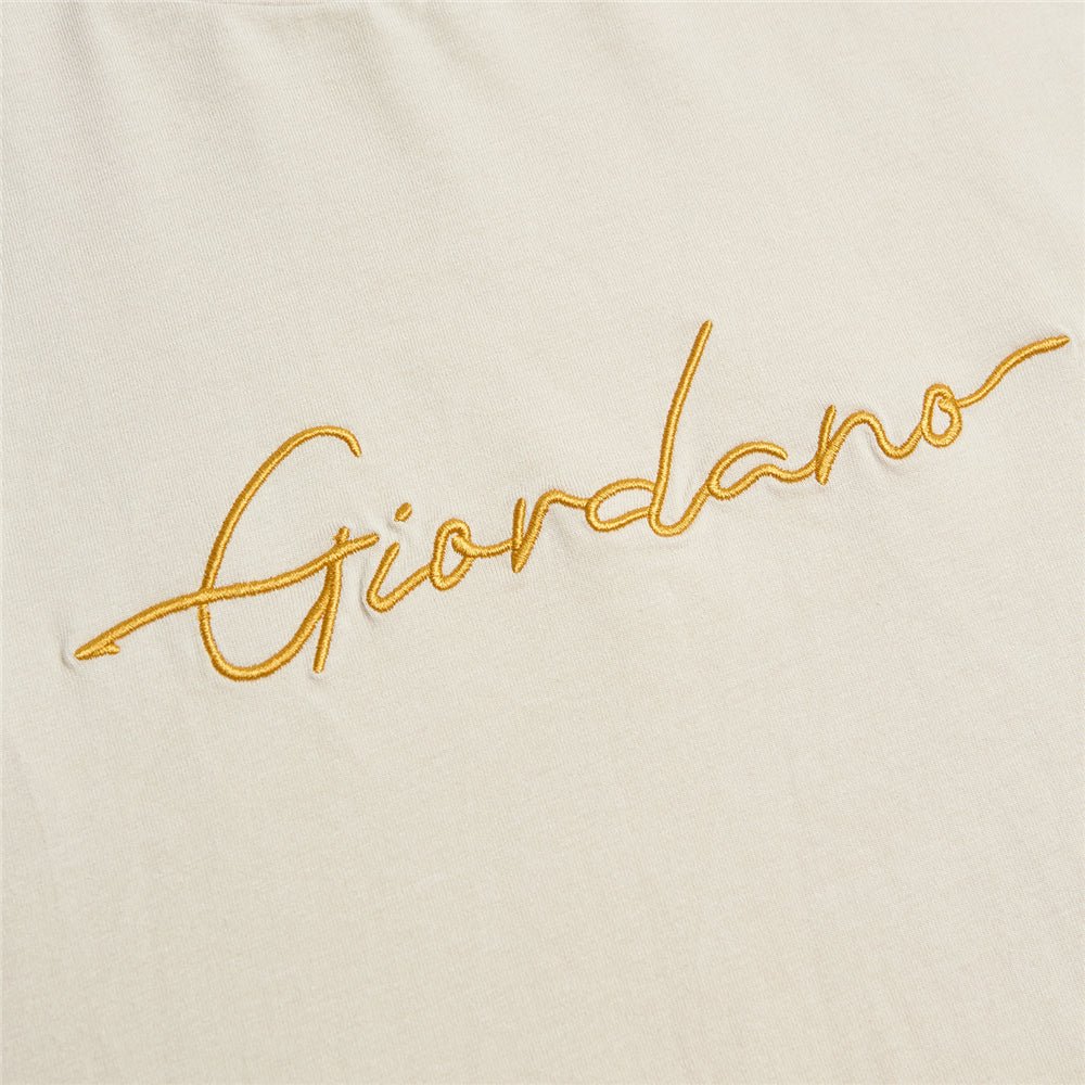 Men’S Slim Fit Cotton Signature Print Tee S - Shop Giordano