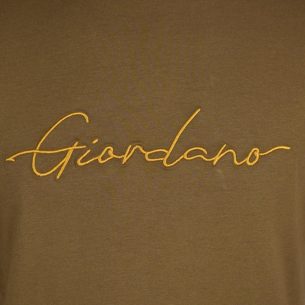Men's Slim Fit Cotton Signature Print Tee S - Shop Giordano