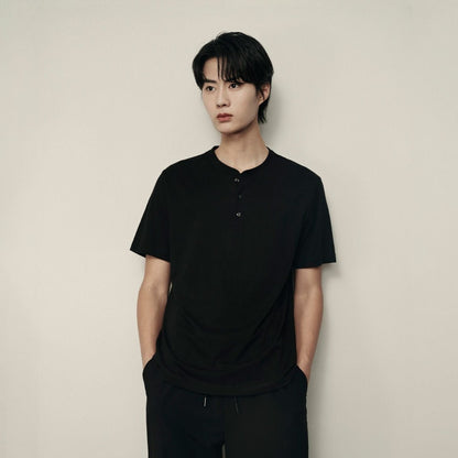 Men’S Slim Fit Crew Neck Tee – Lightweight & Everyday Essential | Korea Collection - Giordano