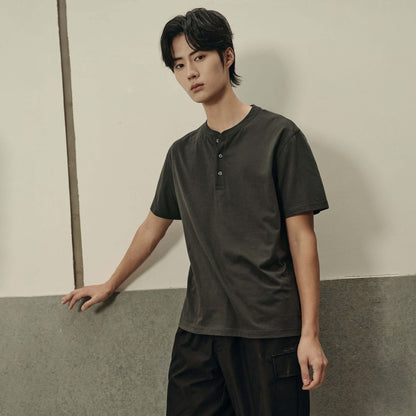Men’S Slim Fit Crew Neck Tee – Lightweight & Everyday Essential | Korea Collection - Giordano