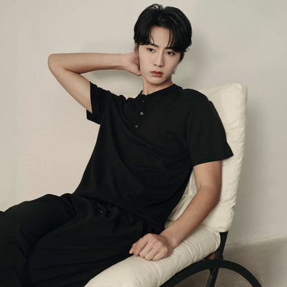 Men’S Slim Fit Crew Neck Tee – Lightweight & Everyday Essential | Korea Collection - Giordano