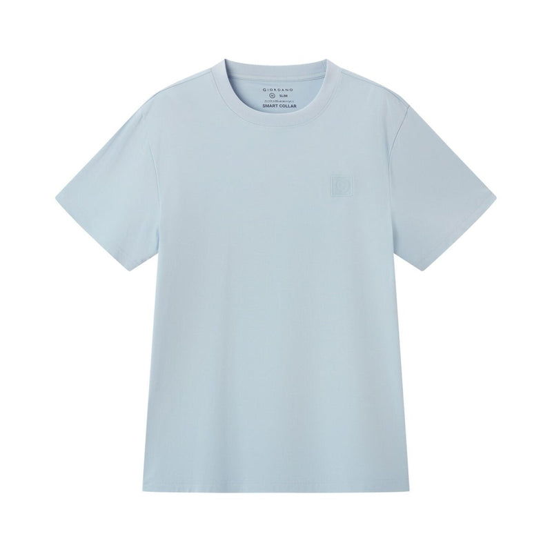 Men's Slim Fit Crewneck Tee - Cotton Modal Silk Blend S - Shop Giordano