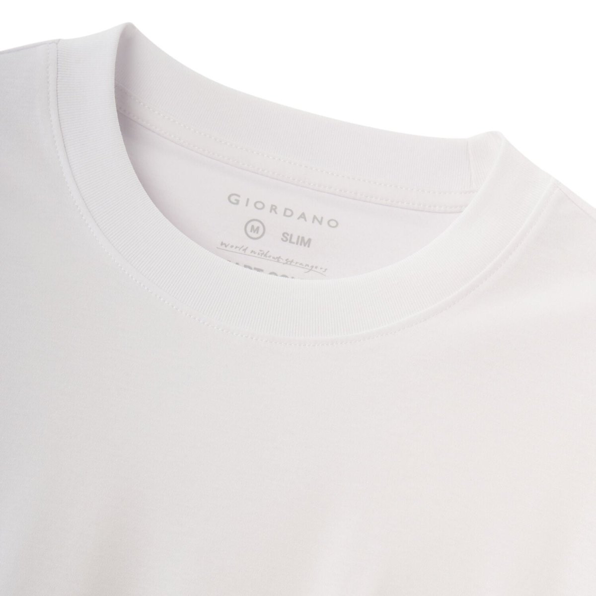 Giordano Men's Slim Fit Crewneck Tee - Cotton Modal Silk Blend - Premium Tee