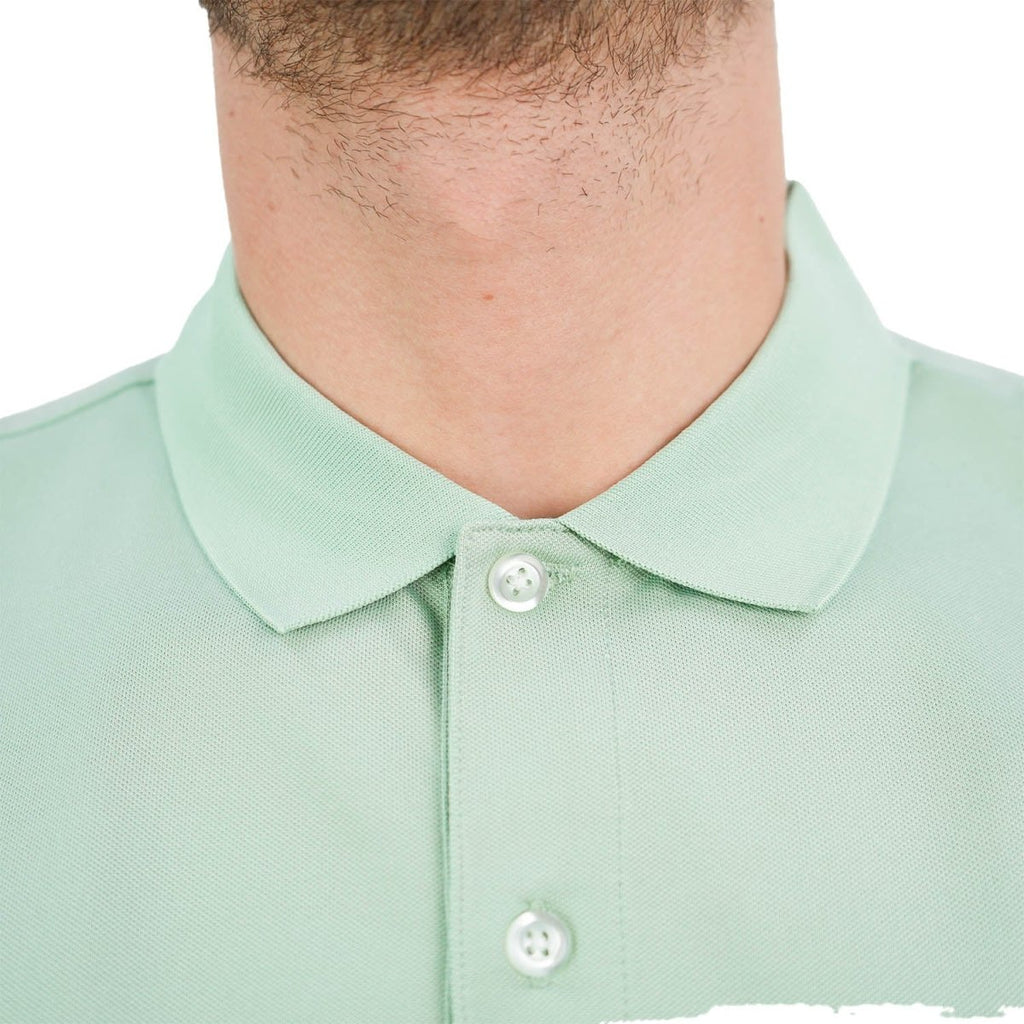 Men's Slim Fit Embossed Pique Polo| Silk Touch Series S - Shop Giordano