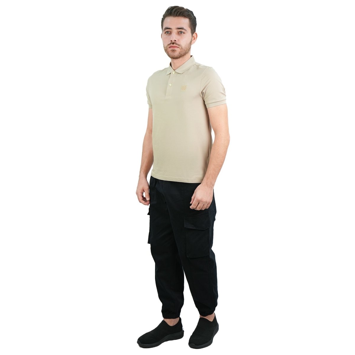 Men's Slim Fit Embossed Pique Polo| Silk Touch Series - Giordano