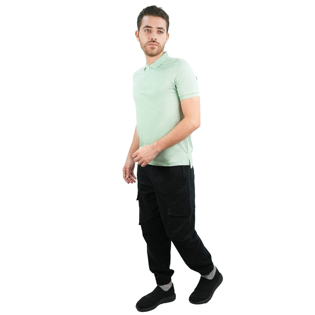 Men's Slim Fit Embossed Pique Polo| Silk Touch Series S - Shop Giordano