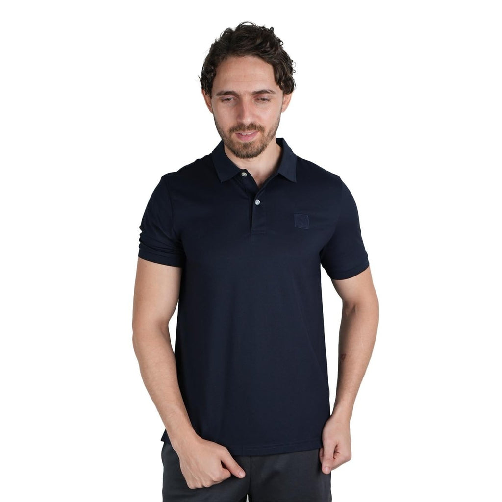 Men's Slim Fit Embossed Pique Polo| Silk Touch Series S - Shop Giordano