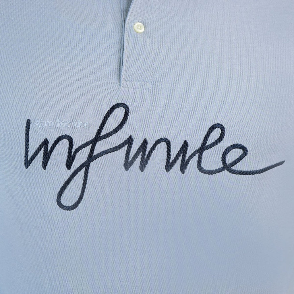 Giordano Men's Slim Fit Embroidered Infinite Polo - Premium Polo