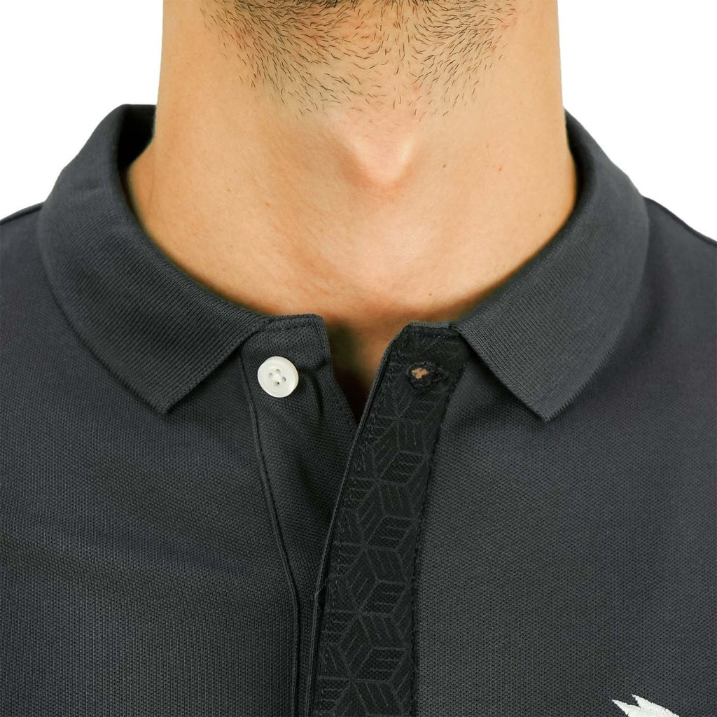 Giordano Men's Slim Fit Embroidered Infinite Polo - Premium Polo