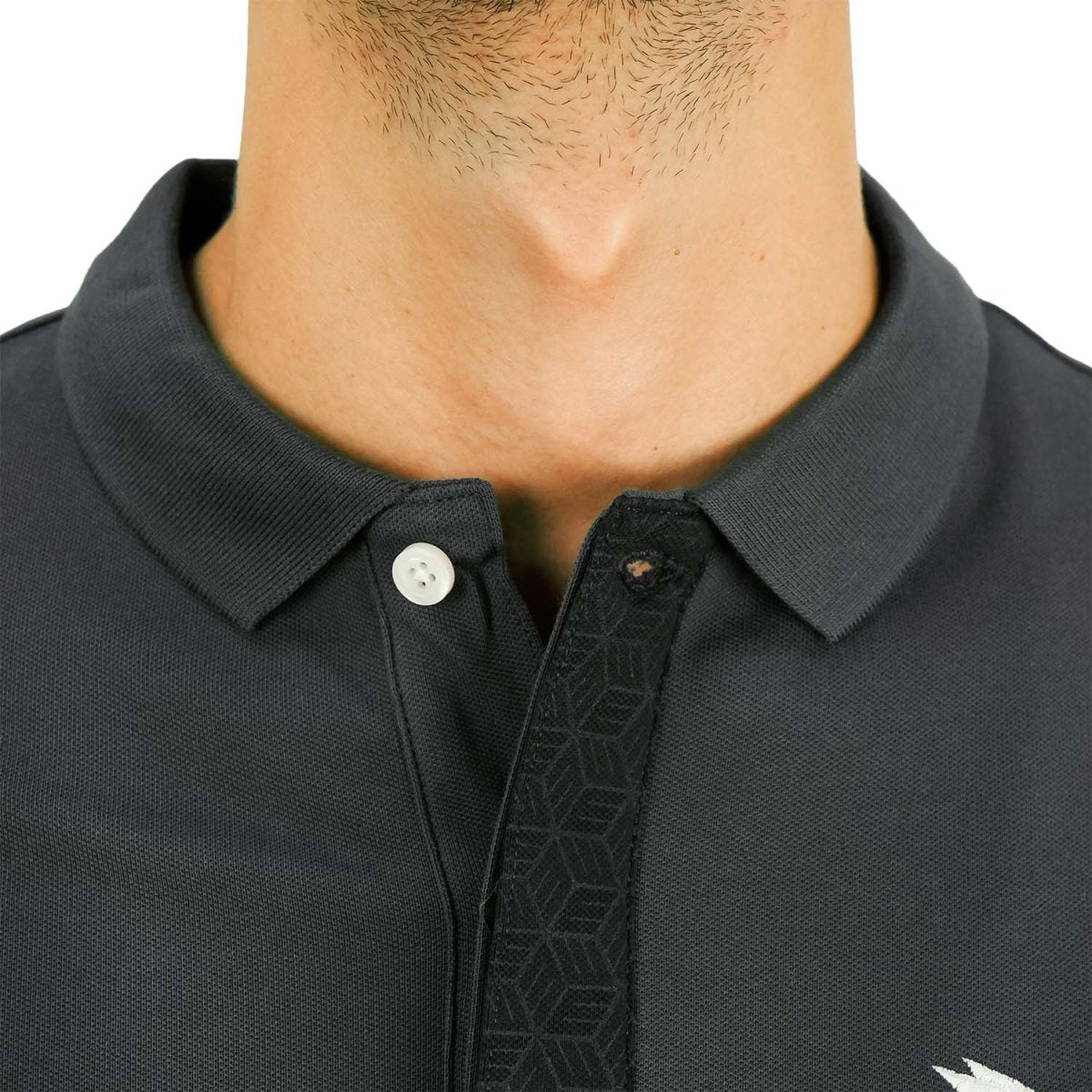 Giordano Men's Slim Fit Embroidered Infinite Polo - Premium Polo