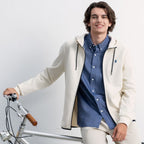 Men's Slim Fit French Terry Knit Hoodie Jacket S - Shop Giordano