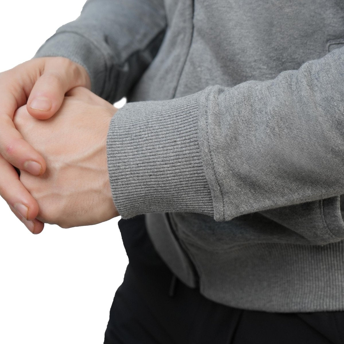 Men's Slim Fit French Terry Knit Hoodie Jacket S - Shop Giordano