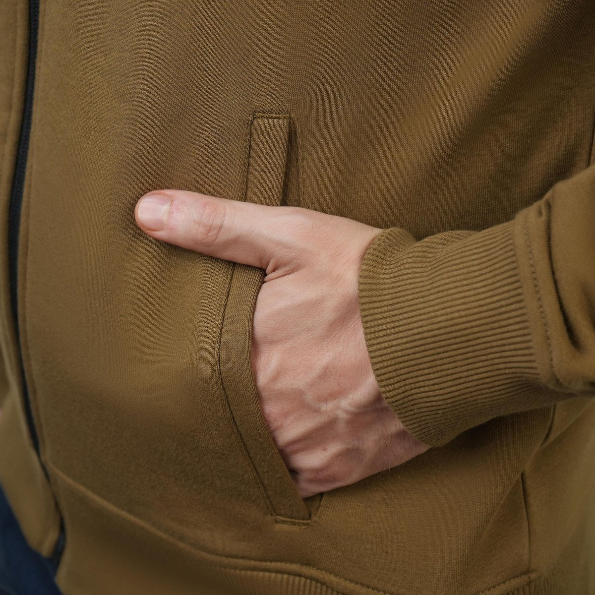 Men's Slim Fit French Terry Knit Hoodie Jacket S - Shop Giordano