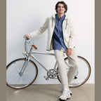 Men's Slim Fit French Terry Knit Hoodie Jacket S - Shop Giordano