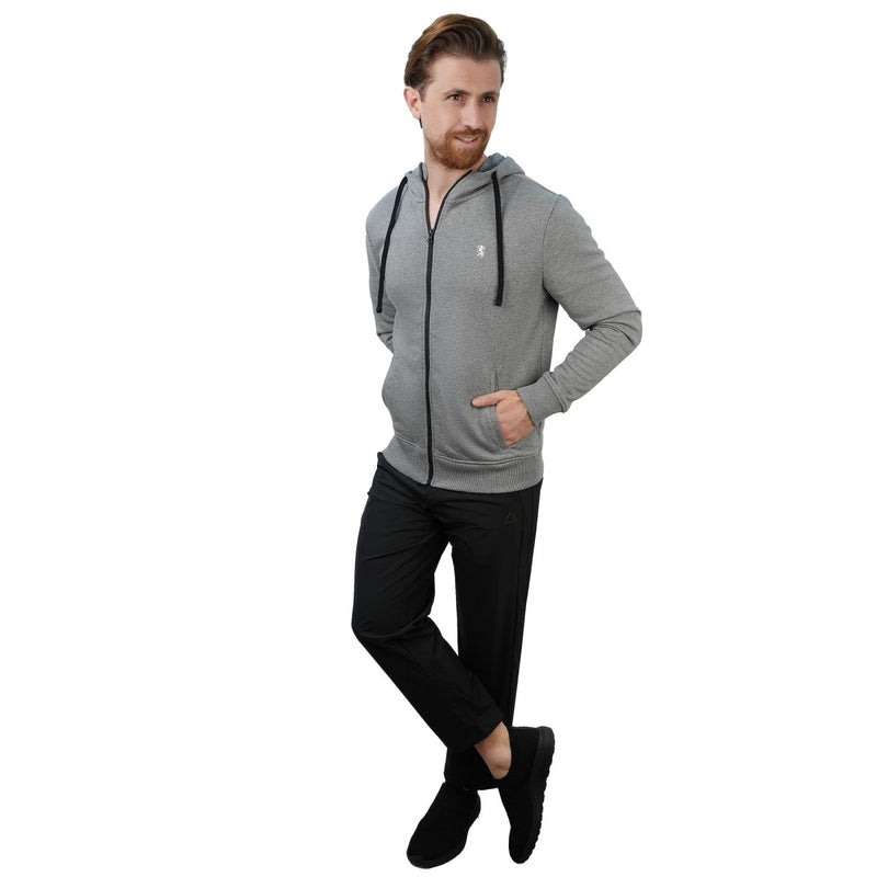 Men's Slim Fit French Terry Knit Hoodie Jacket S - Shop Giordano