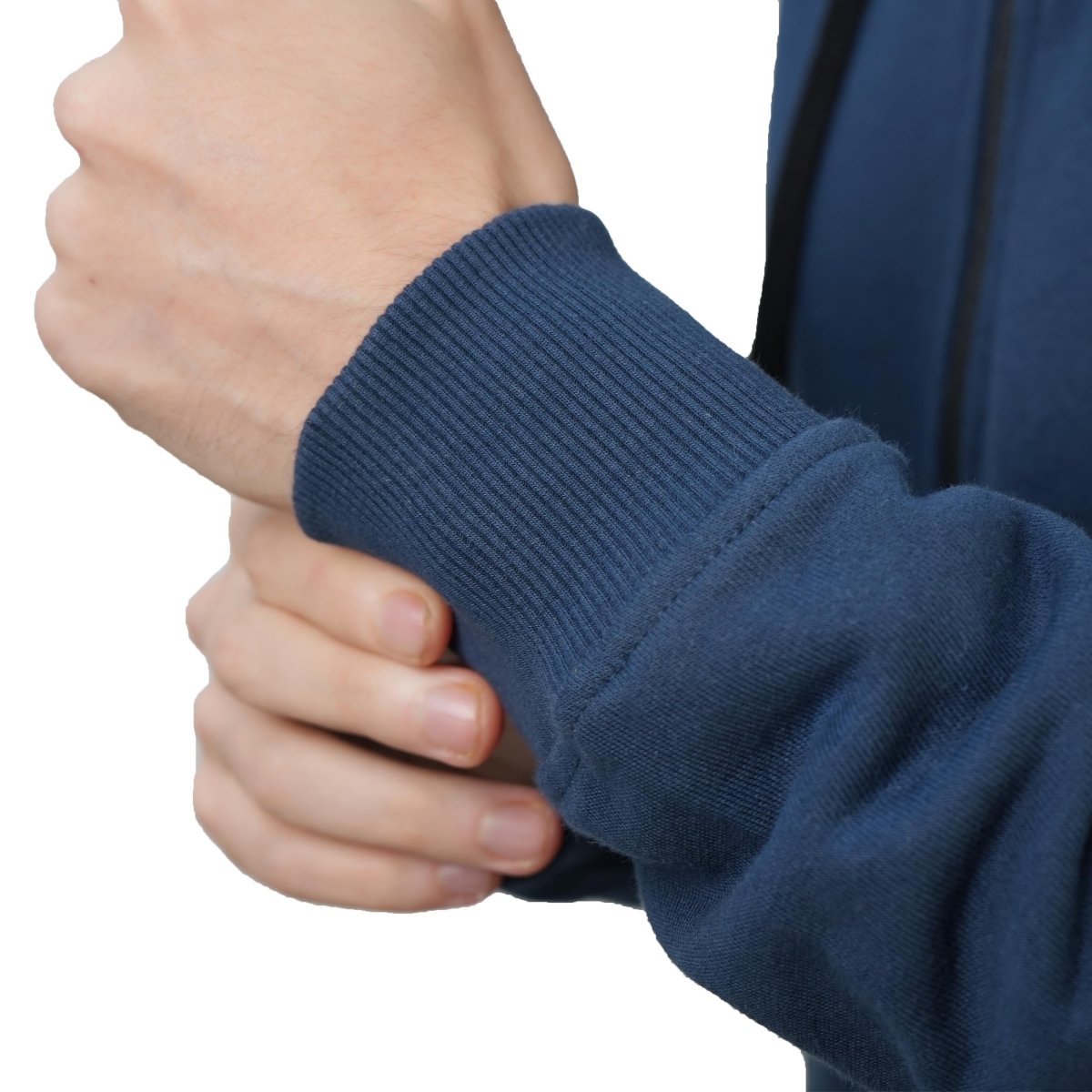 Men's Slim Fit French Terry Knit Hoodie Jacket S - Shop Giordano