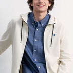 Men's Slim Fit French Terry Knit Hoodie Jacket S - Shop Giordano