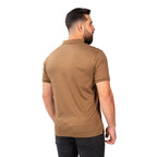 Men's Slim Fit Interlock Polo With Embroidery - Liquid Touch S - Shop Giordano