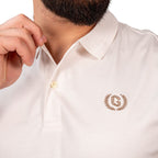 Men's Slim Fit Interlock Polo With Embroidery - Liquid Touch S - Shop Giordano