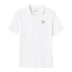 Men's Slim Fit Interlock Polo With Embroidery - Liquid Touch S - Shop Giordano
