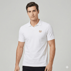 Men's Slim Fit Interlock Polo With Embroidery - Liquid Touch S - Shop Giordano