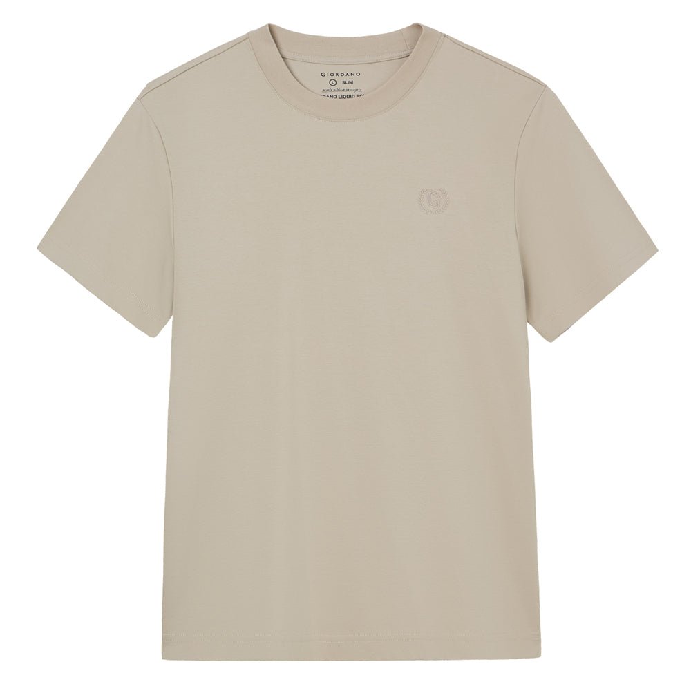 Men's Slim Fit Liquid Touch Cotton Crew Neck Tee S - Shop Giordano