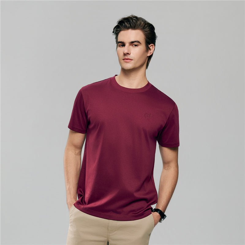 Men's Slim Fit Liquid Touch Cotton Crew Neck Tee S - Shop Giordano