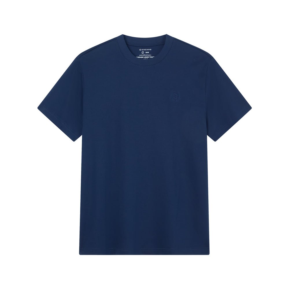 Men's Slim Fit Liquid Touch Cotton Crew Neck Tee S - Shop Giordano