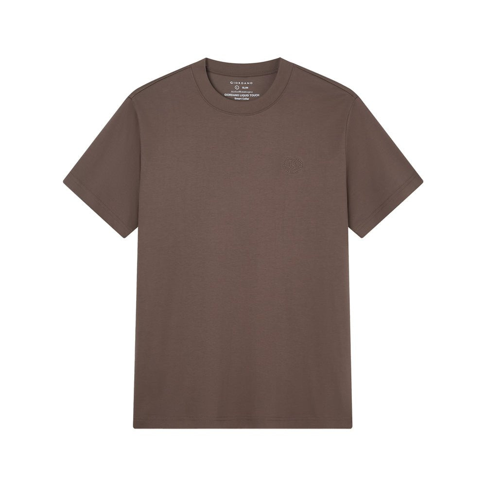 Men's Slim Fit Liquid Touch Cotton Crew Neck Tee S - Shop Giordano