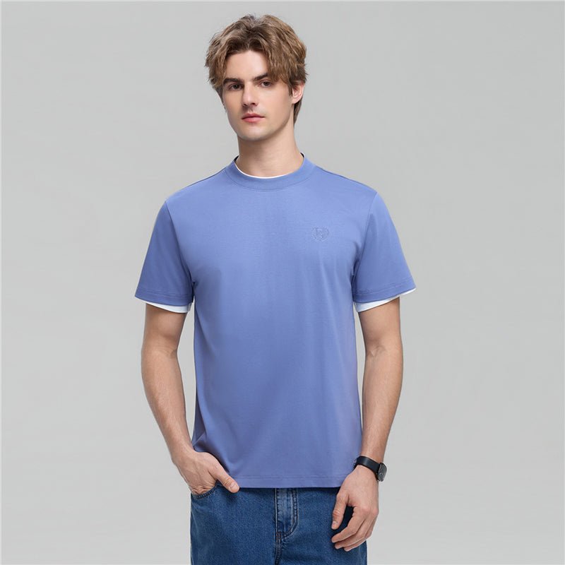 Men's Slim Fit Liquid Touch Cotton Crew Neck Tee S - Shop Giordano