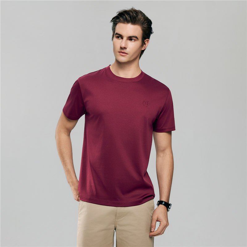 Men's Slim Fit Liquid Touch Cotton Crew Neck Tee S - Shop Giordano