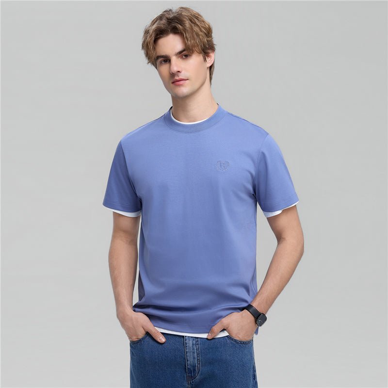 Men's Slim Fit Liquid Touch Cotton Crew Neck Tee S - Shop Giordano