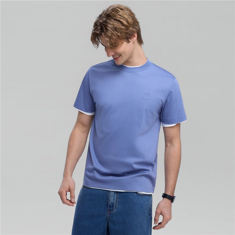 Men's Slim Fit Liquid Touch Cotton Crew Neck Tee S - Shop Giordano