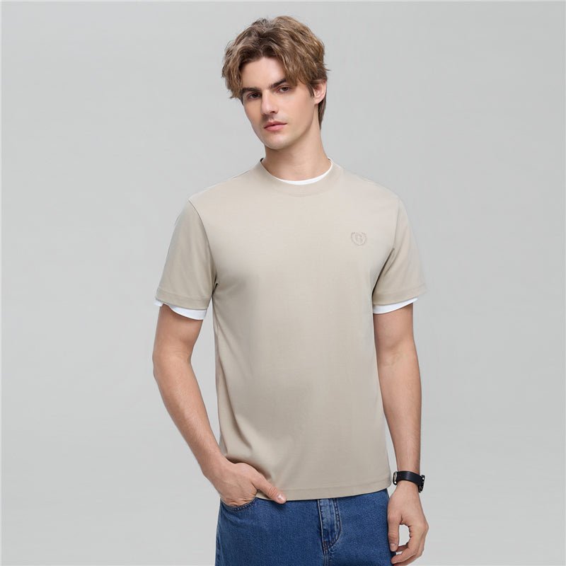 Men's Slim Fit Liquid Touch Cotton Crew Neck Tee S - Shop Giordano