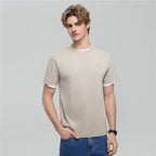Men's Slim Fit Liquid Touch Cotton Crew Neck Tee S - Shop Giordano