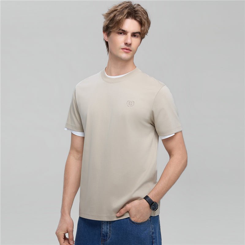 Men's Slim Fit Liquid Touch Cotton Crew Neck Tee S - Shop Giordano