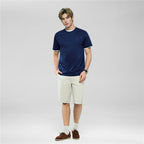 Men's Slim Fit Liquid Touch Cotton Crew Neck Tee S - Shop Giordano